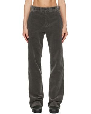 Rier Ssense Exclusive Corduroy Pants - Black