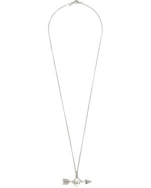we11done Dice-Detail Pendant Necklace - Metallic