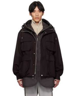 sacai パネルジャケット 【新品未使用】 sacai(サカイ) レザードッキングジャケット19-02086M 19-02086M