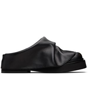 The Attico Robin Sabot Loafers - Black