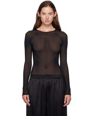 Wardrobe NYC Justaucorps Web Noir Édition Rosie Huntington-Whiteley