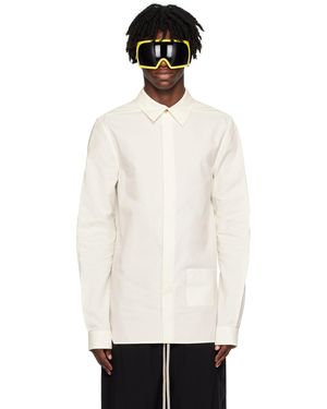 Rick Owens Black Office Shirt for Men | Lyst Australia
