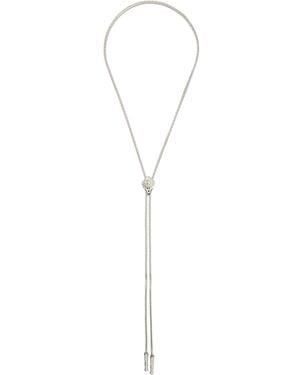 Toga Loop Tie Necklace - Metallic
