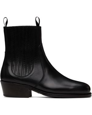 Lemaire Vegetable-Tanned Chelsea Boots - Black
