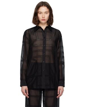TOTEME Classic Crochet - Black