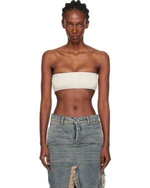 Rick Owens Off- Concordians Slim Bandeau Top - Black