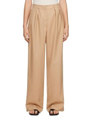Frankie Shop Tan Tansy Pants - Natural