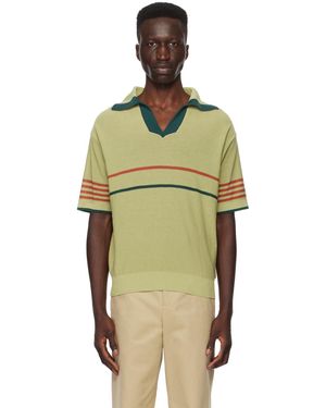 Bode Green Palmer Polo - Multicolour
