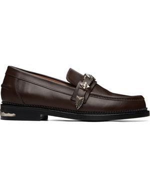 Toga Virilis Ssense Exclusive Metal Loafers - Brown