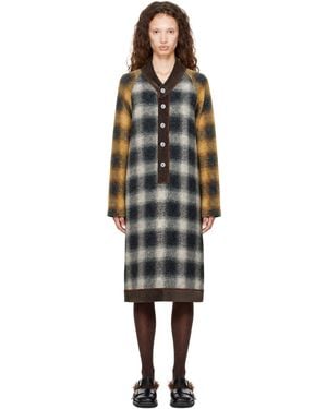 SC103 Robe Midi Frame Gris - Multicolore