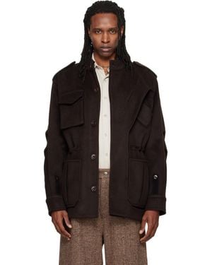 NULLUS Deconstructed Parka Jacket - Black