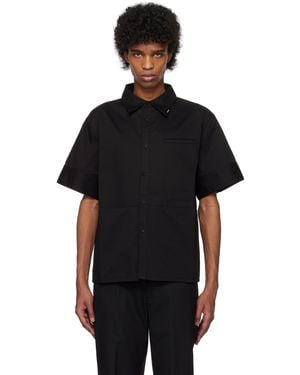 C2H4 Staff Uniform Uniformity Shirt - Black