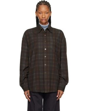 Our Legacy Chemise Borrowed Brune - Noir