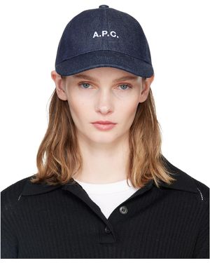 A.P.C. Casquette De Baseball Charlie Bleu Marine
