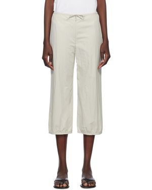 Still Here Taupe Waiters Trousers - Natural
