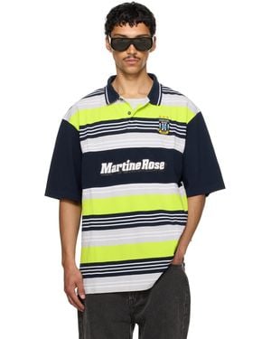 Martine Rose Ssense Exclusive & Oversized Panelled Polo - Yellow