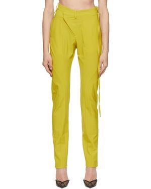 OTTOLINGER Yellow Polyester Trousers
