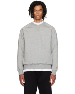 Carhartt グレー Chase スウェットシャツ