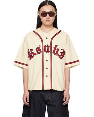 Ksubi Off- Kball Baseball Jersey Shirt - Natural