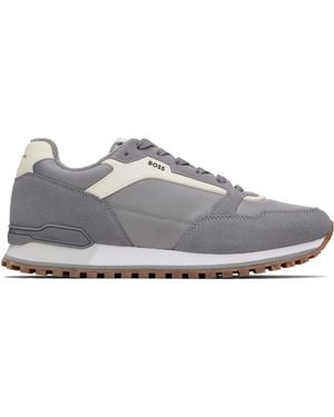 BOSS Suede Trainers - Black