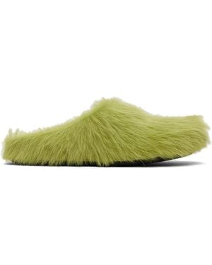 Marni Fussbett Sabot Slip-On Loafers - Black