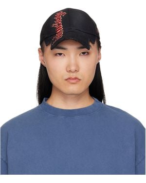 Balenciaga Gothic Placement No Closure Cap - Blue