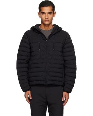 Stone Island ブラック 4100020 Seamless Tunnel Nylon Down-Tc ジャケット