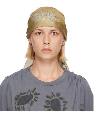Collina Strada Khaki Princess Foulard Scarf - Blue