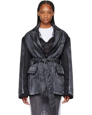 Jean Paul Gaultier Insulated Blazer - Black