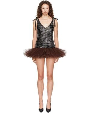 LAURA ANDRASCHKO Evie Minidress - Black