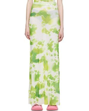 OTTOLINGER Ssense Exclusive Green Maxi Skirt