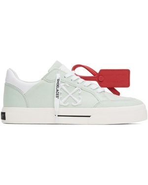 Off-White c/o Virgil Abloh Off- ーン&ホワイト バルカナイズ キャンバス スニーカー - ブラック
