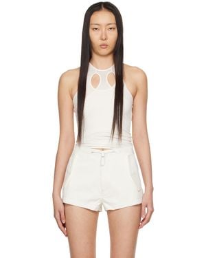 Dion Lee Off-white Mobius Loop Tank Top - Black