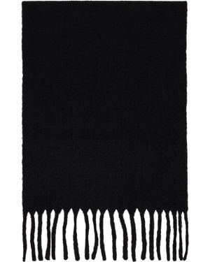 Issey Miyake Baby Alpaca Stole Scarf - Black