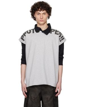 PROTOTYPES Waffle Muscle T-Shirt - Black