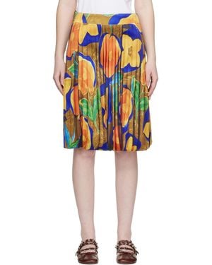 Abra Trompe L'Oeil Midi Skirt - Black