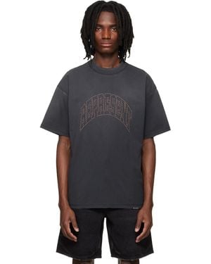 Represent Embellished T-Shirt - Black