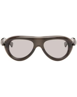 Bottega Veneta Sardine Aviator Sunglasses - Brown
