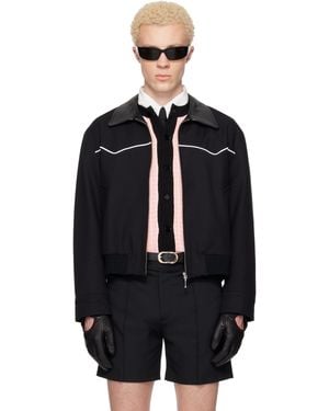 Ernest W. Baker Western Harrington Jacket - Black
