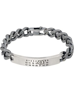 MM6 by Maison Margiela Classic Chain Bracelet - Black