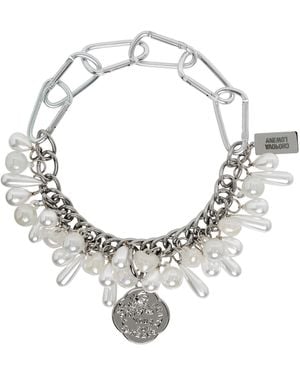 Chopova Lowena 'Heart For Keeps' Carabiner Necklace - Metallic