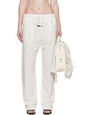 Fear Of God Relaxed Lounge Trousers - Natural