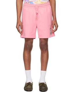 CASABLANCA Casa Way Skate Sweat Shorts - Pink
