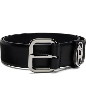 DIESEL B-1Dr Oval D Loop Belt - Black