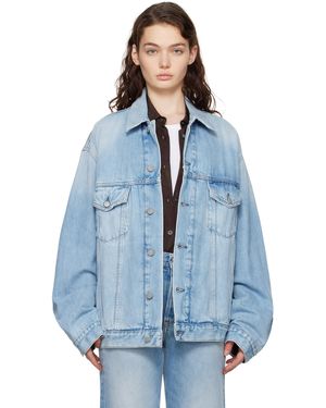 Acne Studios ブルー リラックス クロップドフィット デニム