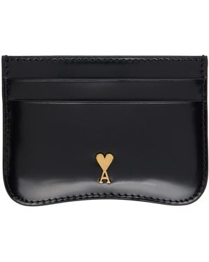 Ami Paris Paris Paris Card Holder - Black