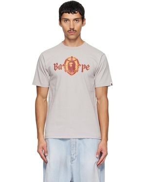 A Bathing Ape Old English Logo T-Shirt - White