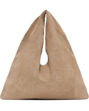 The Row Small Bindle Tote - Natural