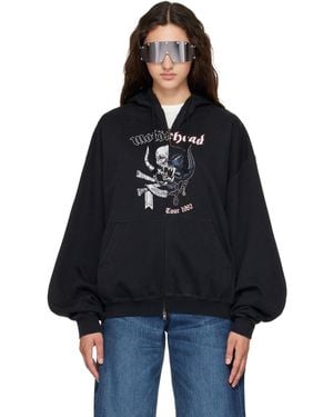 Vetements Motörhead Edition Zip Up Hoodie - Black