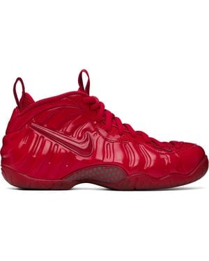 Nike Air Foamposite Pro Trainers - Red